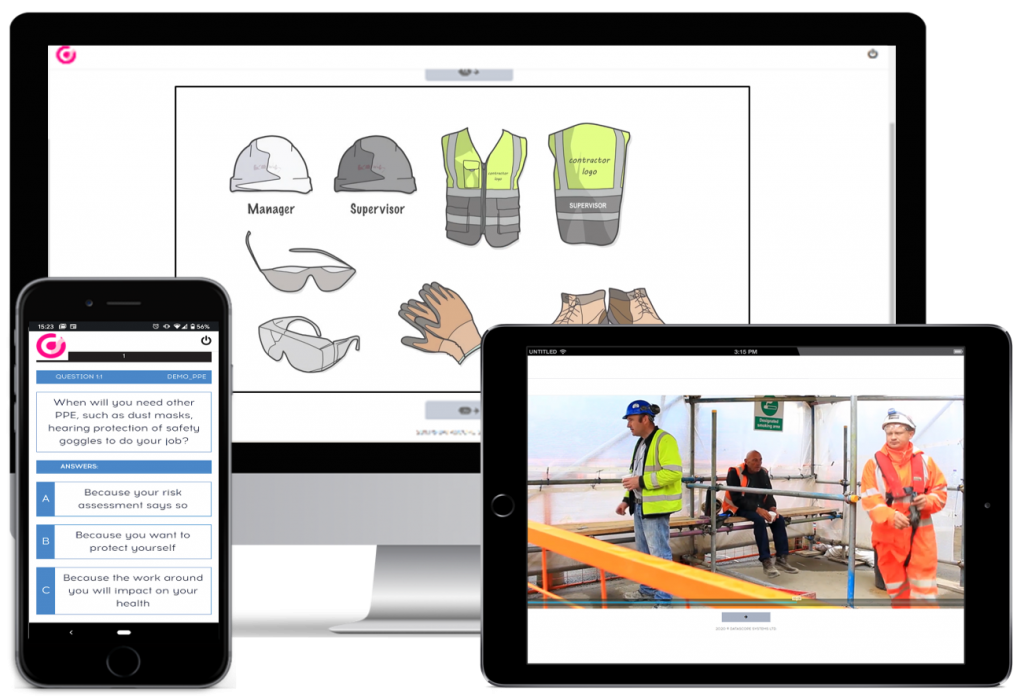 Online Induction software for construction sites