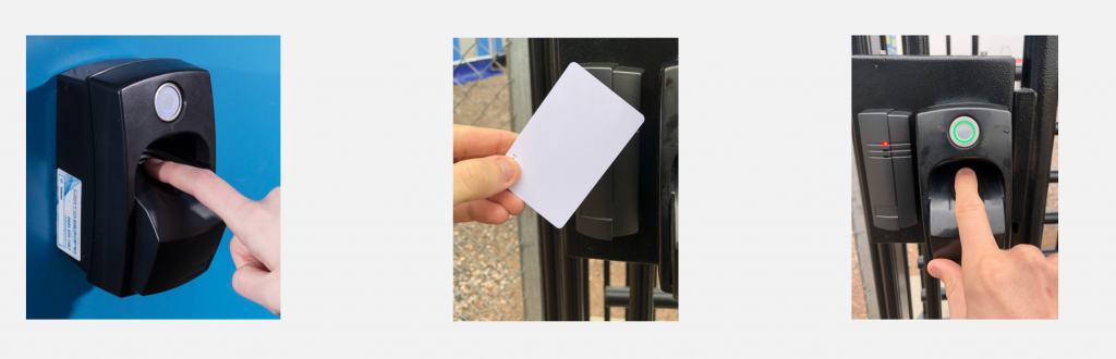 biometric turnstile access control