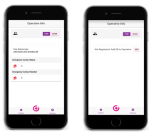 Construction Contact Tracing App