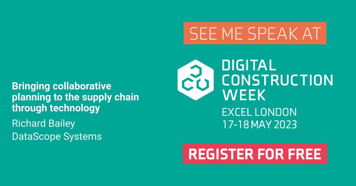 Richard Bailey at Digital Construction week