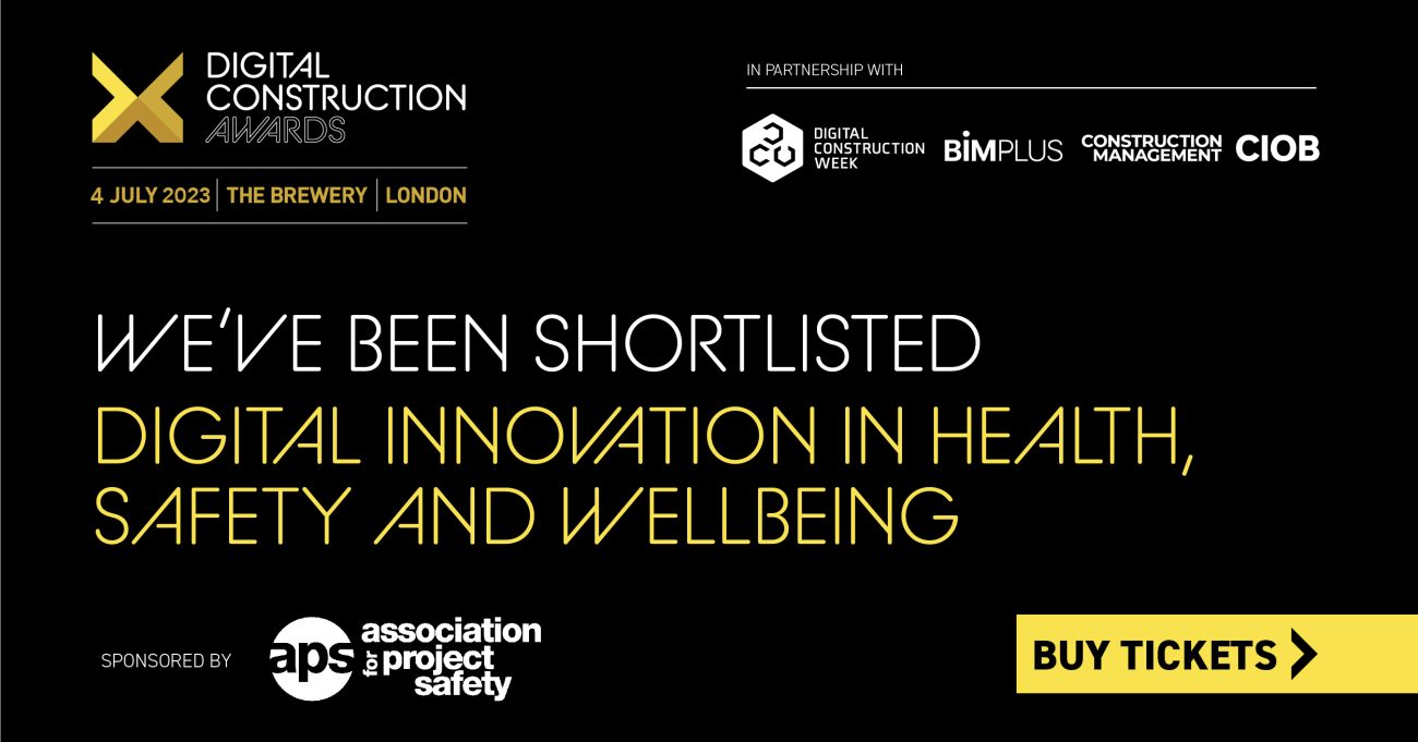 DataScope Shortlisted at Digital Construction Awards 2023